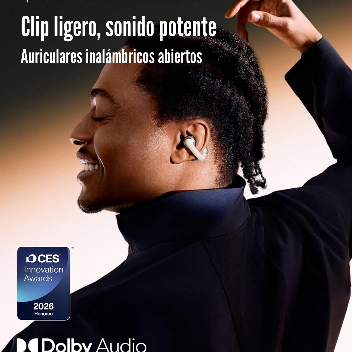 SHOKZ - AUDÍFONO OPENDOTS ONE E310 TRUE WIRELESS OPEN EARS - GREY - 2