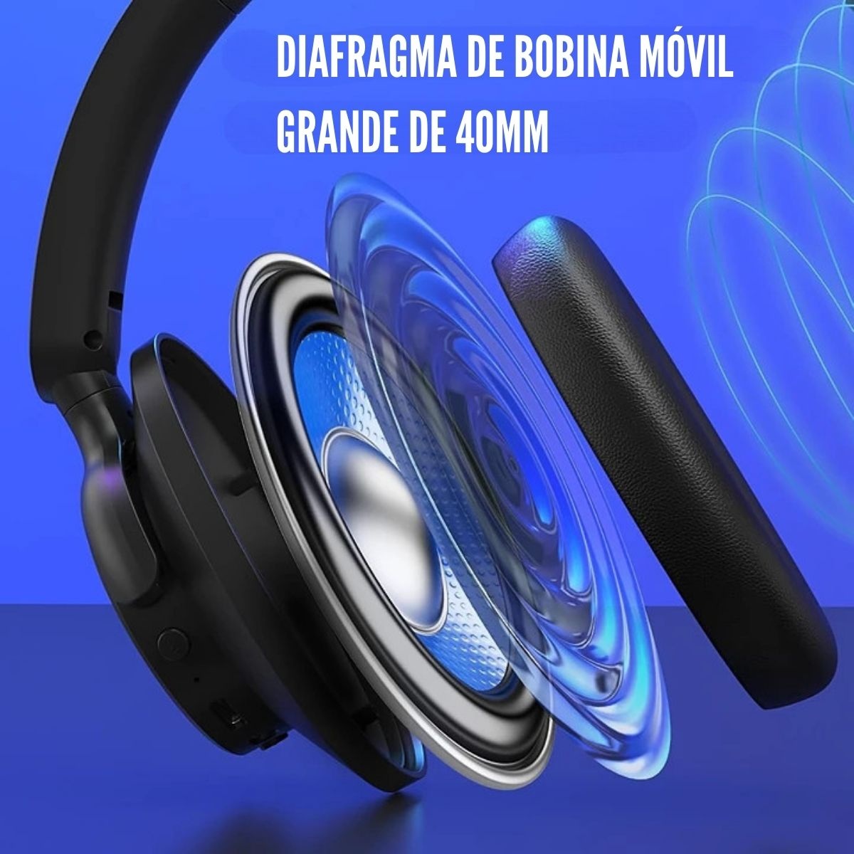 REDRAGON - AUDÍFONO VIBECORE H610 WIRELESS ANC - GREY - 5