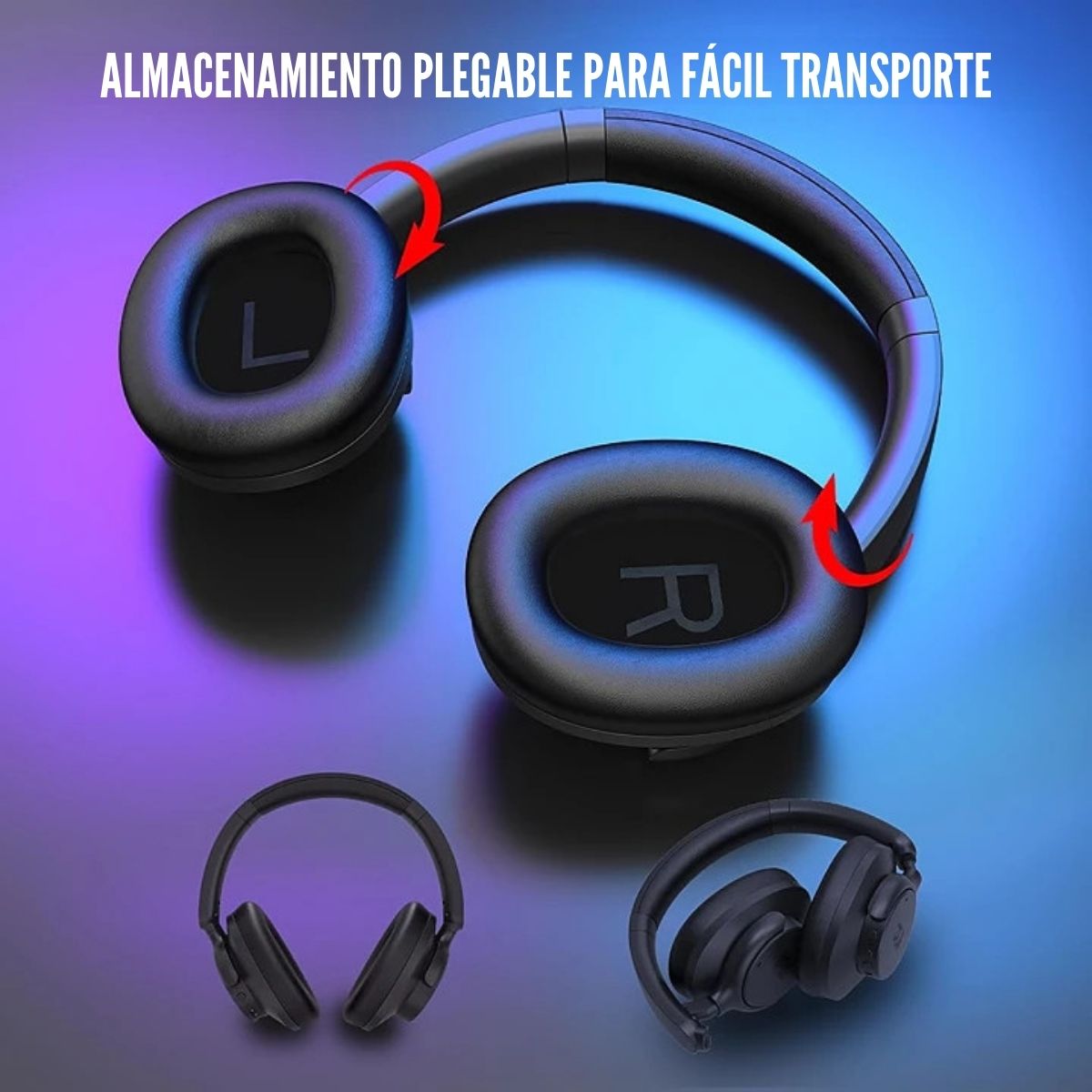 REDRAGON - AUDÍFONO VIBECORE H610 WIRELESS ANC - BLACK - 5