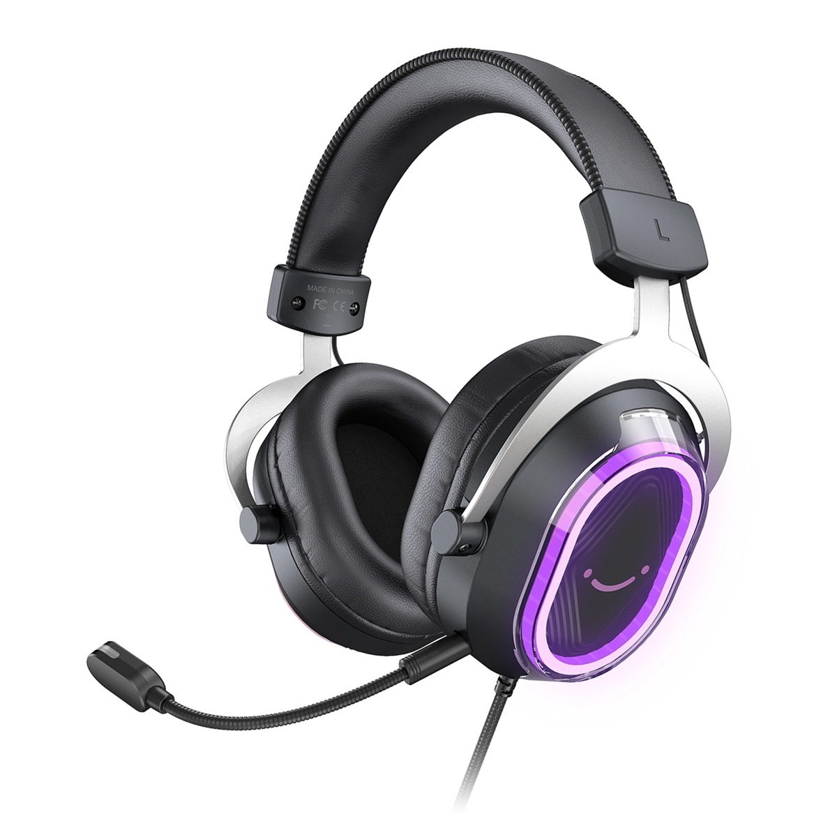 FIFINE - AUDÍFONO AMPLIGAME H13 RGB SONIDO VIRTUAL 7.1 - NEGRO - 1