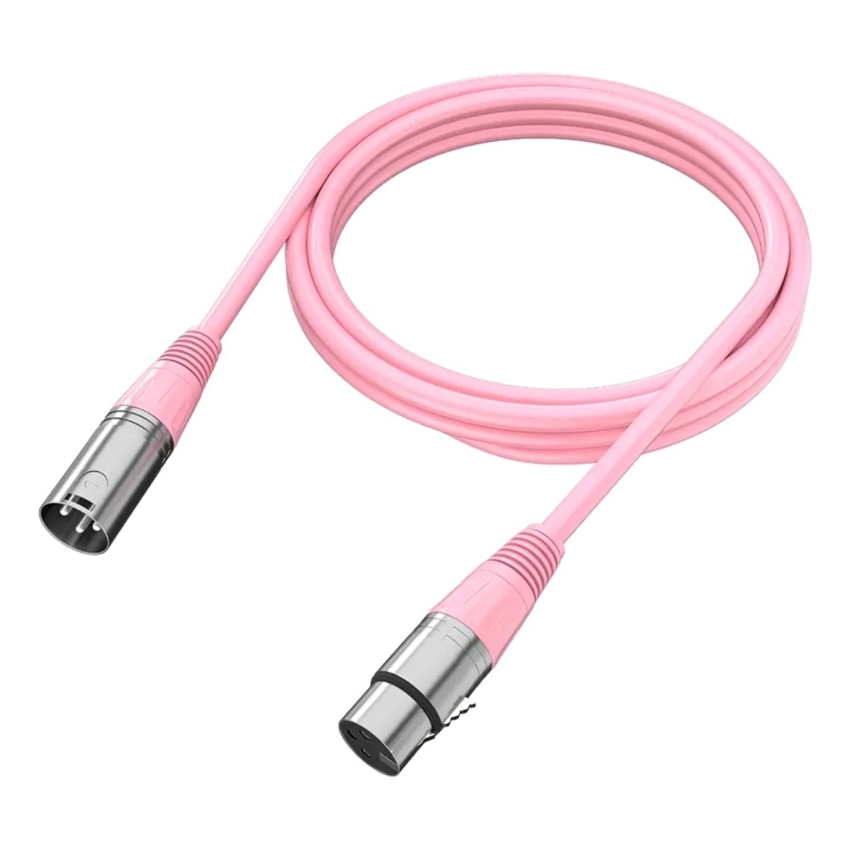 FIFINE - CABLE DE AUDIO L9C XLR DE MACHO A HEMBRA DE 1.8 METROS - PINK - 1