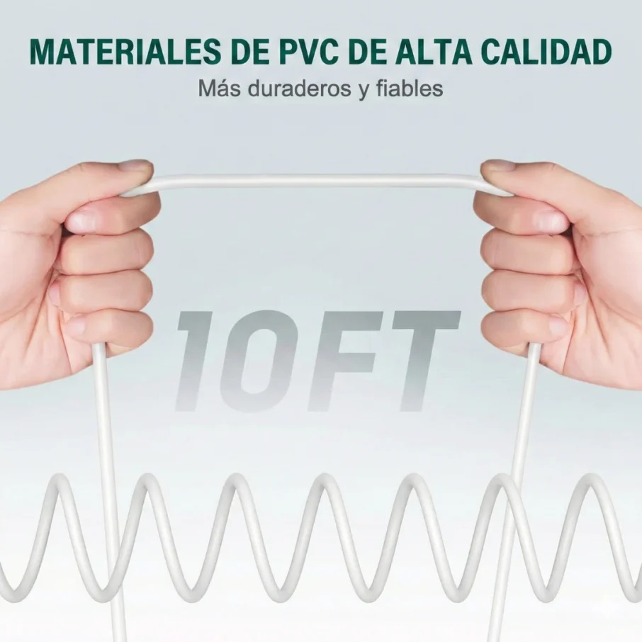 FIFINE - CABLE DE AUDIO L9C XLR DE MACHO A HEMBRA DE 1.8 METROS - WHITE - 4