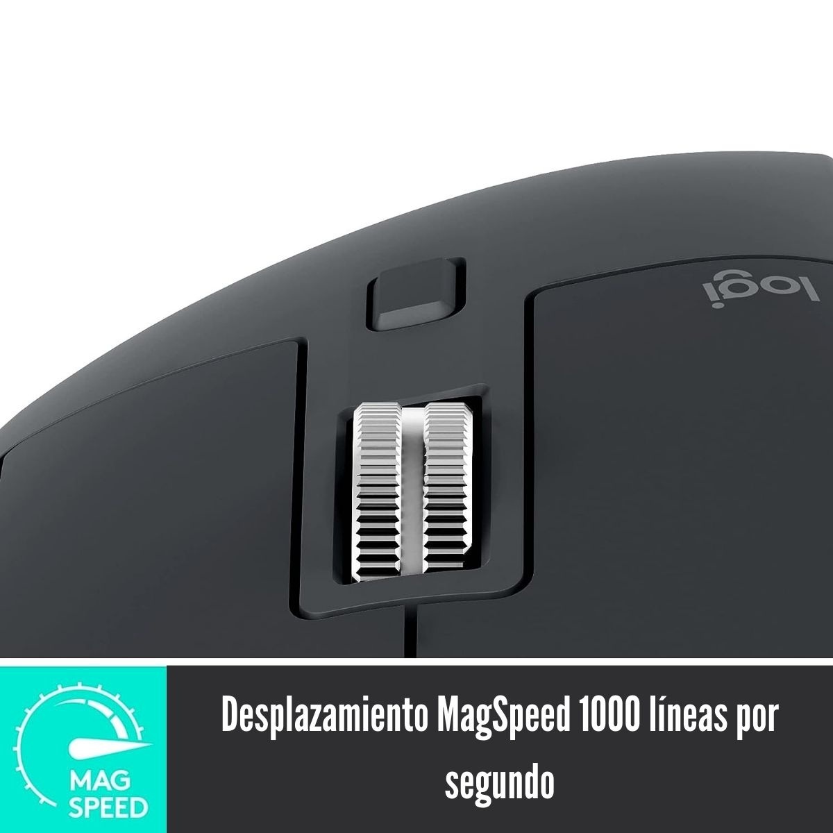LOGITECH - MOUSE MX MASTER 3S BLUETOOTH EDITION + ESTUCHE RÍGIDO - 4