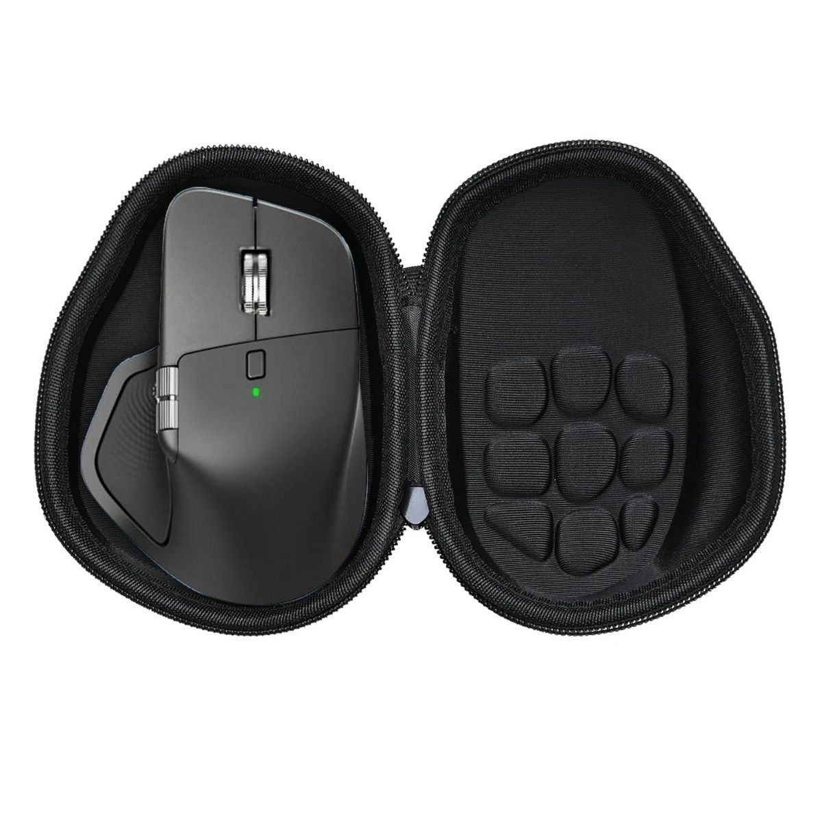 LOGITECH - MOUSE MX MASTER 4 WIRELESS NEGRO + ESTUCHE RÍGIDO - 1