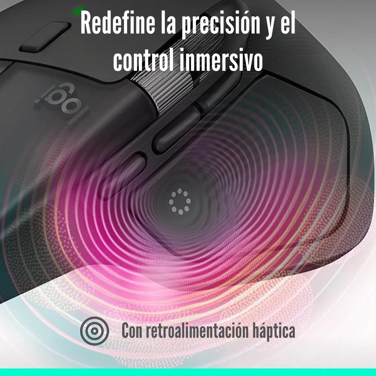 LOGITECH - MOUSE MX MASTER 4 WIRELESS NEGRO + ESTUCHE RÍGIDO - 2