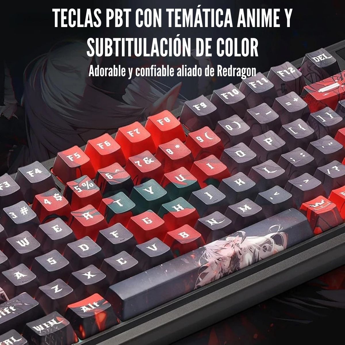 REDRAGON - TECLADO ARTEMIS PRO K719AK WIRELESS RGB SWITCH MINT - 6