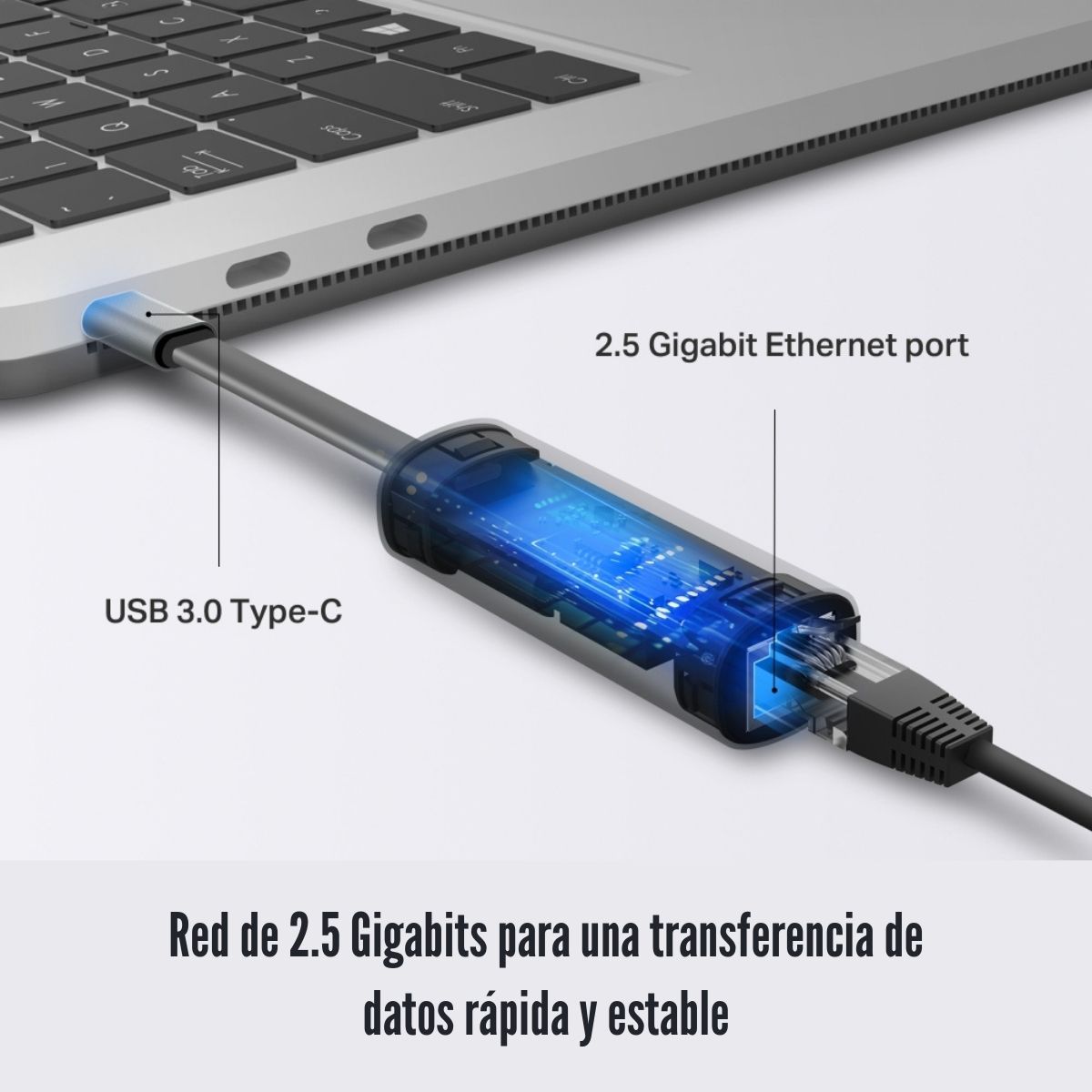 TP-LINK - ADAPTADOR DE RED UE302C USB TYPE-C TO 2.5 GIGABIT - 2