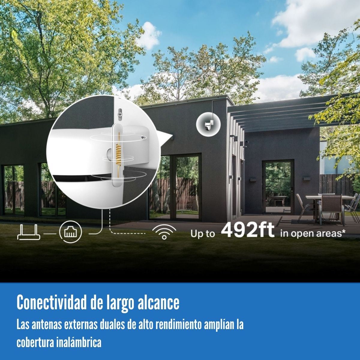 TP-LINK - CÁMARA WIFI TAPO C530WS 3K 5MP FULL COLOR - 5