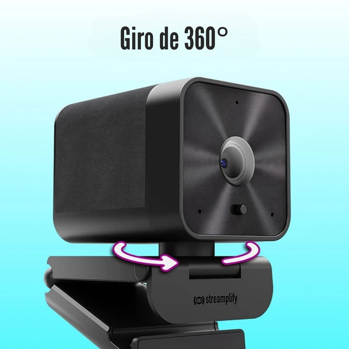 STREAMPLIFY - CÁMARA WEB CAM G QHD-4M30 QUAD HD - NEGRO - 3