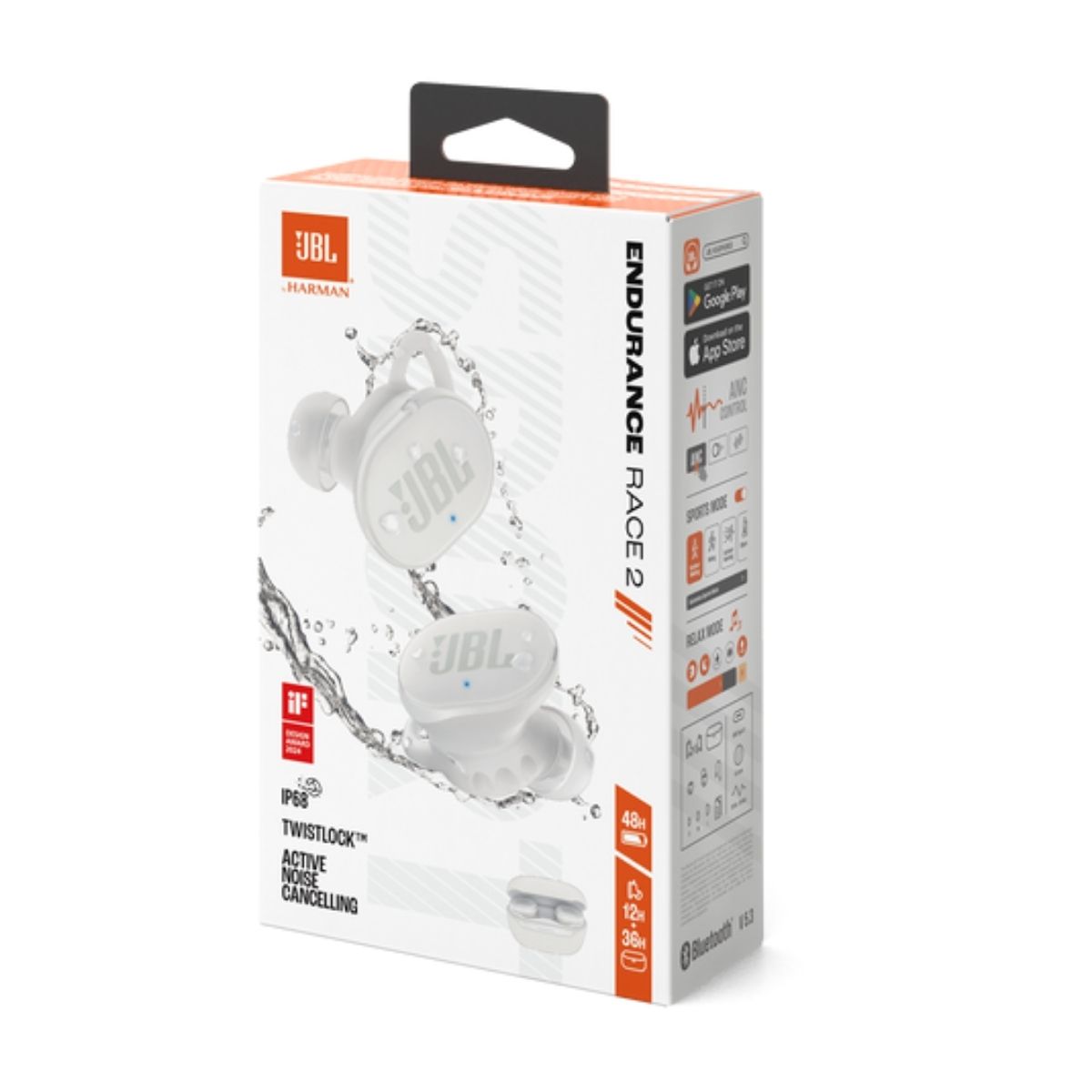 JBL - AUDÍFONO ENDURANCE RACE 2 ANC BLUETOOTH IP68 - BLANCO - 5