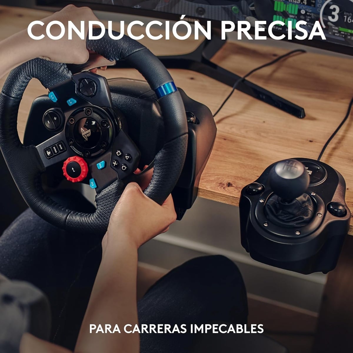 LOGITECH - VOLANTE G29 SE DRIVING FORCE FOR PS5 PS4 Y PC - 3
