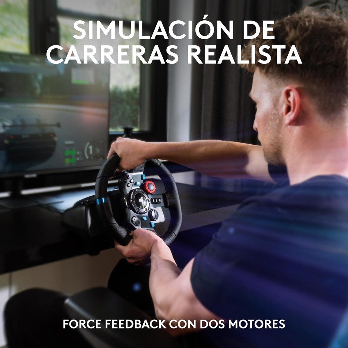 LOGITECH - VOLANTE G29 SE DRIVING FORCE FOR PS5 PS4 Y PC - 4