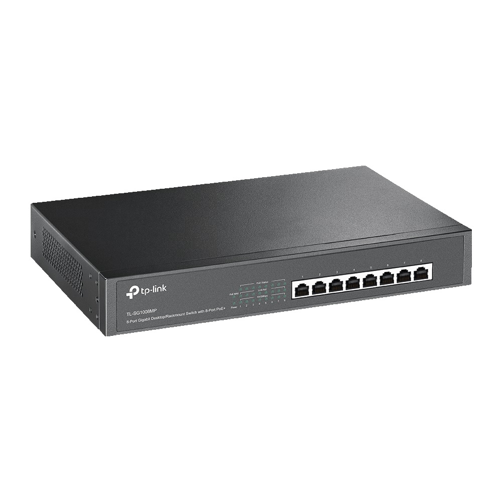SWITCH TP-LINK TL-SG1008MP DE 8 PUERTOS GIGABIT (8 PUERTOS POE+) - 1