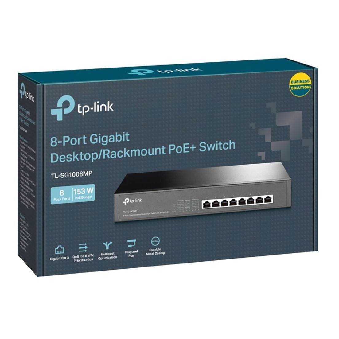 SWITCH TP-LINK TL-SG1008MP DE 8 PUERTOS GIGABIT (8 PUERTOS POE+) - 4