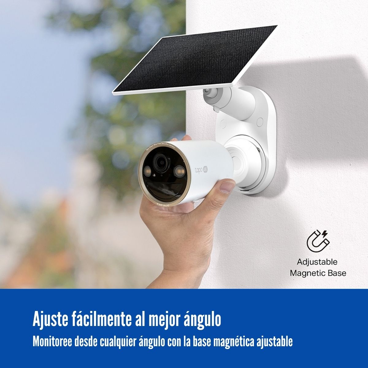 CÁMARA WIFI TP-LINK TAPO C460 KIT 4K UHD 8MP CON PANEL SOLAR - 5
