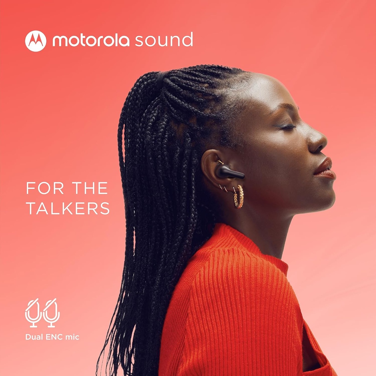 AUDÍFONO MOTOROLA MOTO BUDS 135 BLUETOOTH IPX5 - BLACK - 5