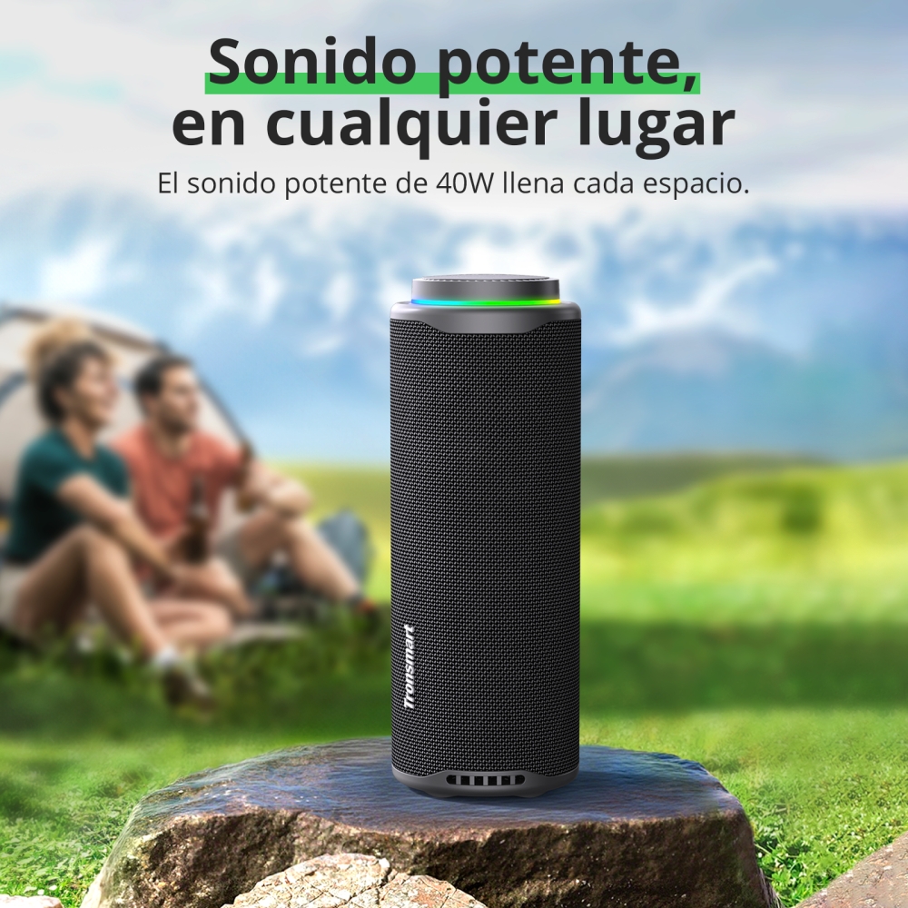 PARLANTE TRONSMART T8 BLUETOOTH IPX7 40W - NEGRO - 2