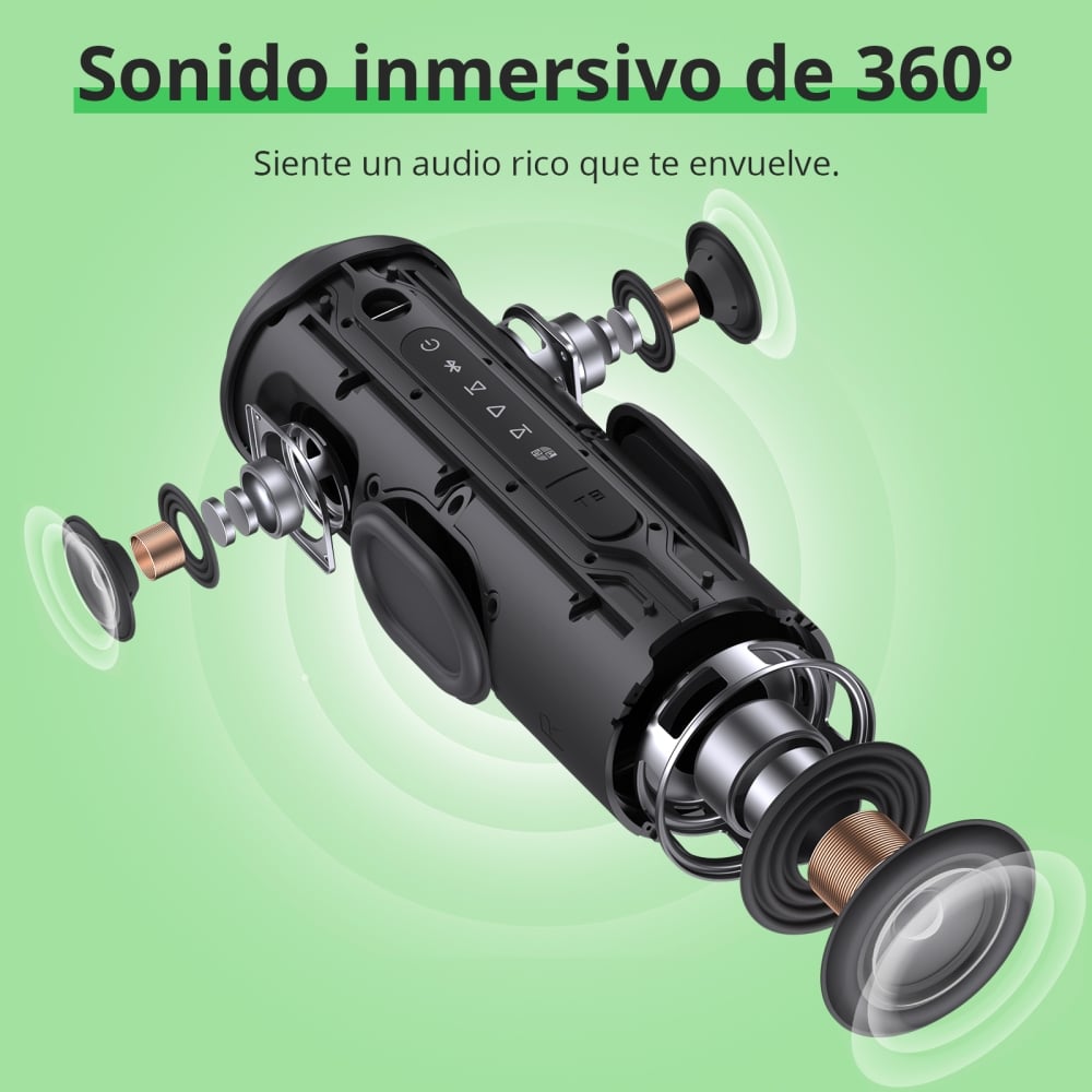PARLANTE TRONSMART T8 BLUETOOTH IPX7 40W - NEGRO - 3