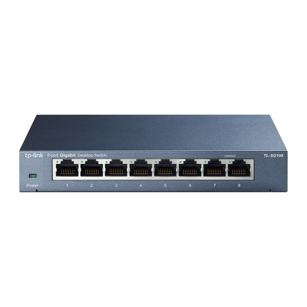 SWITCH TP-LINK TL-SG108 DE 8 PUERTOS GIGABIT DESKTOP - 1