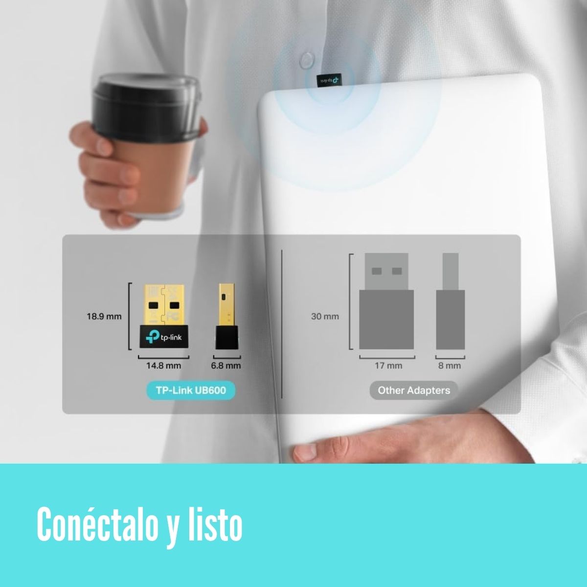 ADAPTADOR USB NANO TP-LINK UB600 BLUETOOTH 6.0 - 2