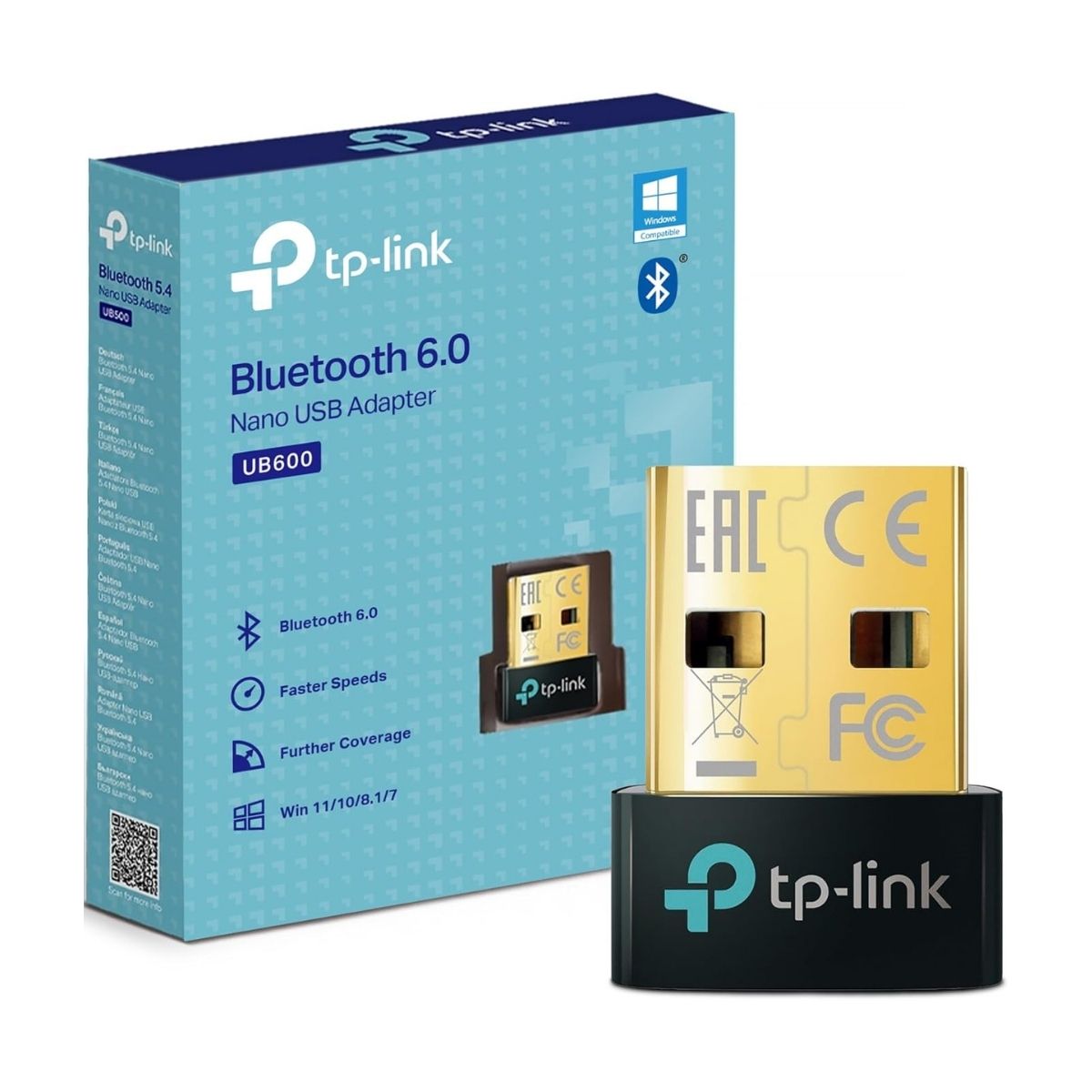ADAPTADOR USB NANO TP-LINK UB600 BLUETOOTH 6.0 - 5