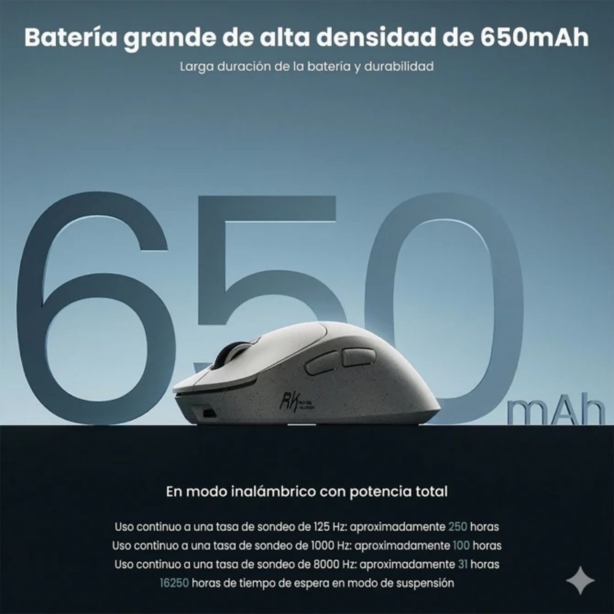 MOUSE ROYAL KLUDGE MG5 WIRELESS SAVE THE OCEANS - 4