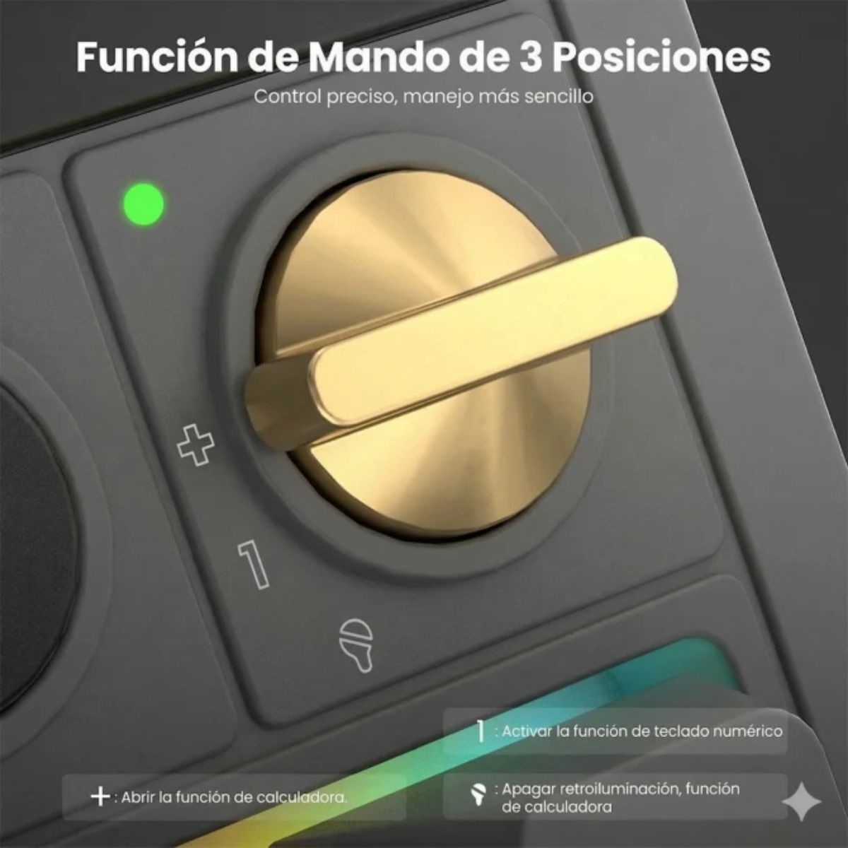 TECLADO NUMÉRICO ROYAL KLUDGE M20 WIRELESS PHANTOM SWITCH VIOLET - 4