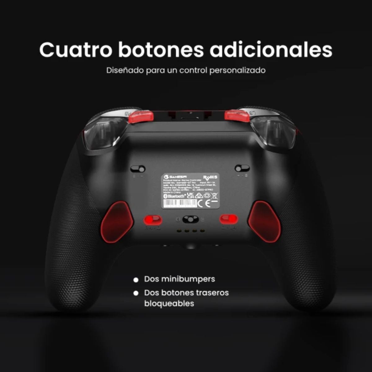 GAMEPAD GAMESIR G7 PRO BLUETOOTH WIRELESS SHADOW EMBER - 4