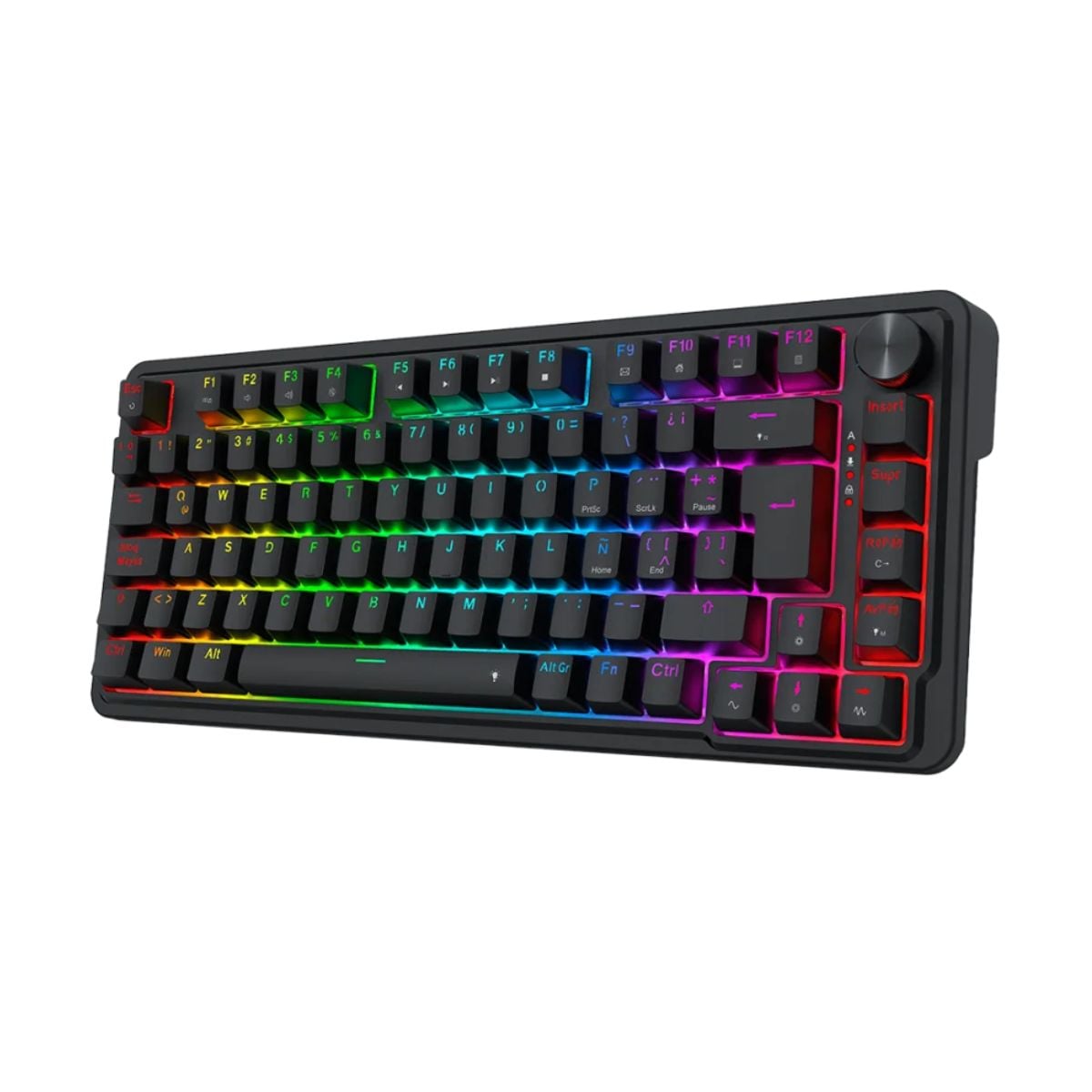 TECLADO REDRAGON UCAL PRO K673 75% WIRELESS ESPAÑOL - BLACK - 1