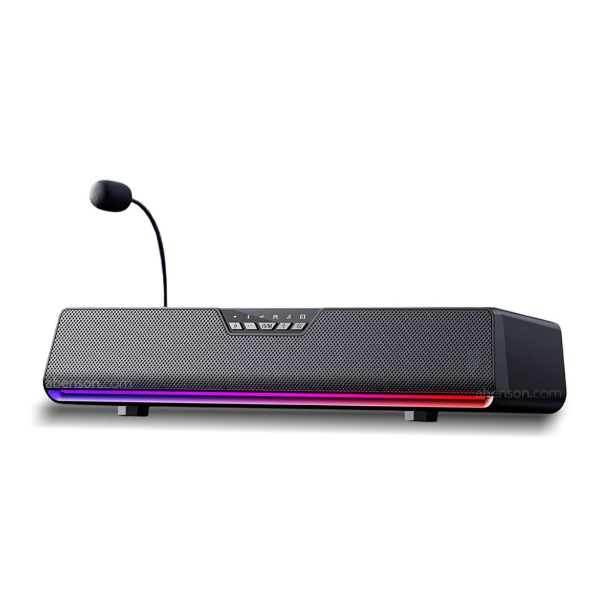 PARLANTE AULA GS6 PRO (USB Y BLUETOOTH 5.4) RGB - NEGRO - 1