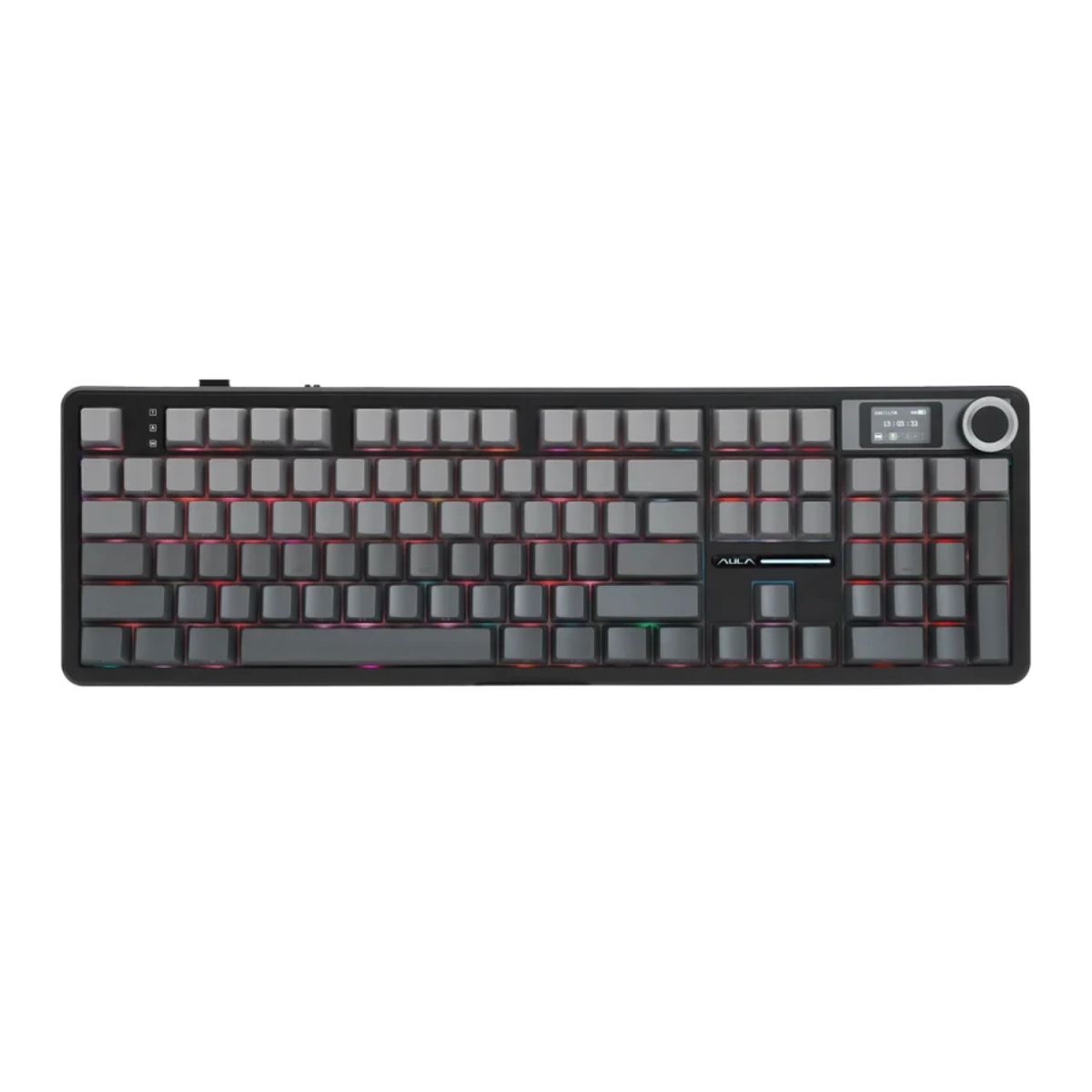 TECLADO AULA F108 PRO WIRELESS RGB SWITCH FLOWER - DEGRADED - 1
