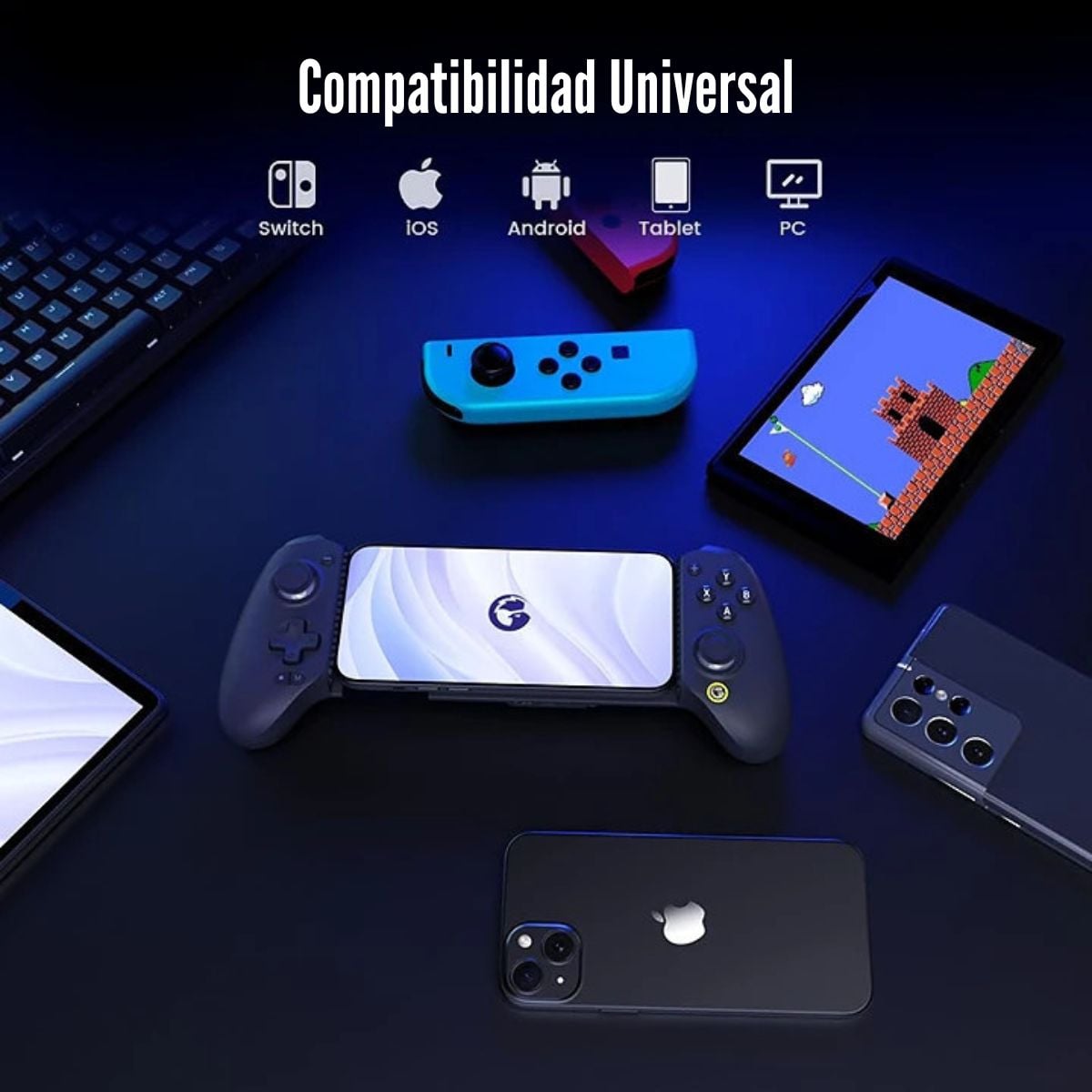 GAMEPAD GAMESIR G8 PLUS GALILEO BLUETOOTH - NEGRO - 2