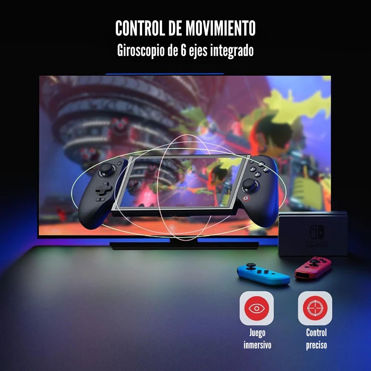 GAMEPAD GAMESIR G8 PLUS GALILEO BLUETOOTH - NEGRO - 6