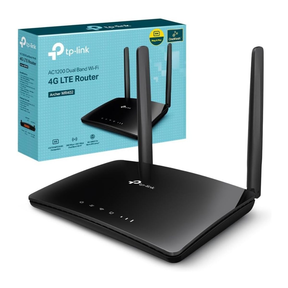 ROUTER TP-LINK ARCHER MR402 4G LTE WIRELESS AC1200 - 6