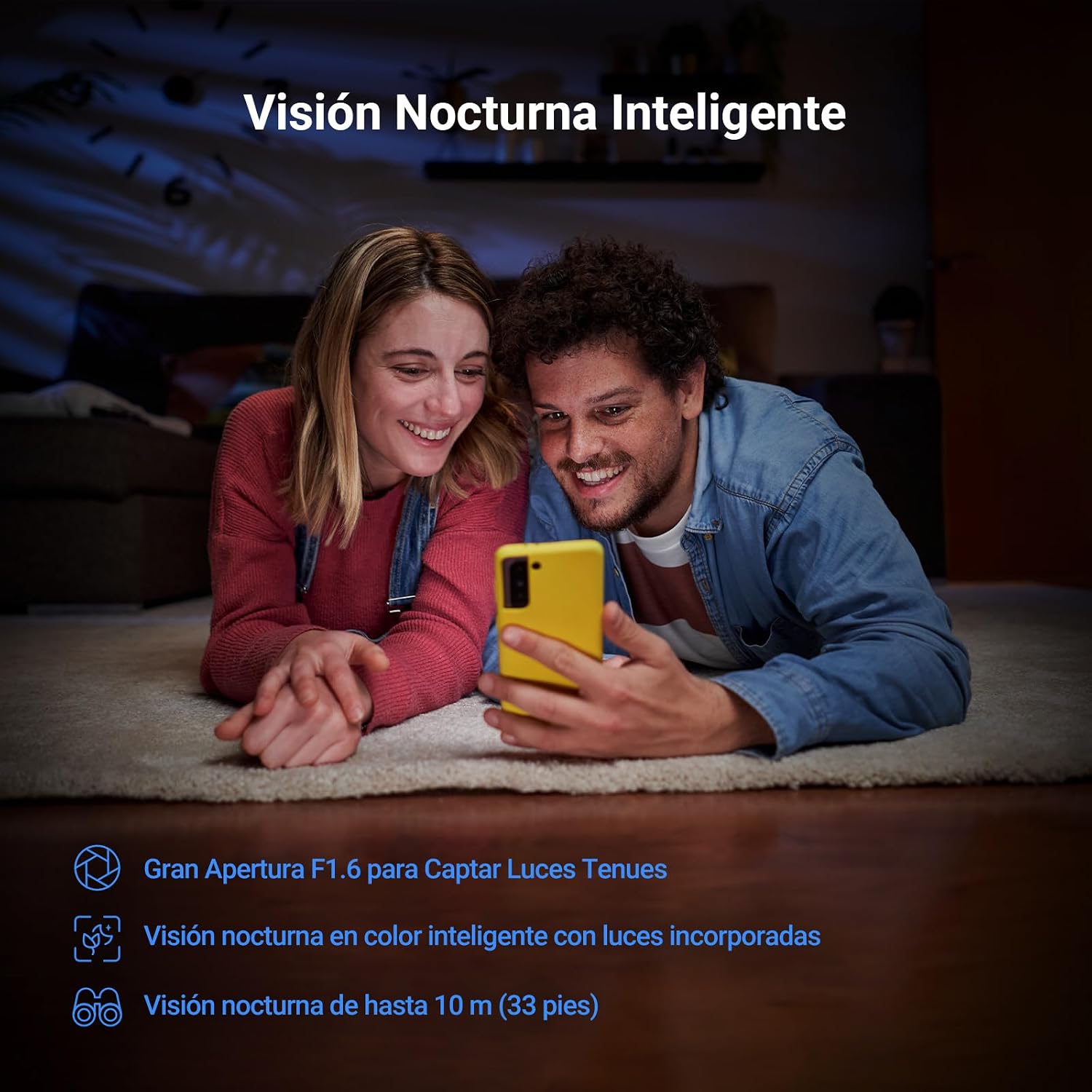 CÁMARA WIFI EZVIZ H6C G1 3K 5MP HOMEPLAY OS - BLANCO - 6