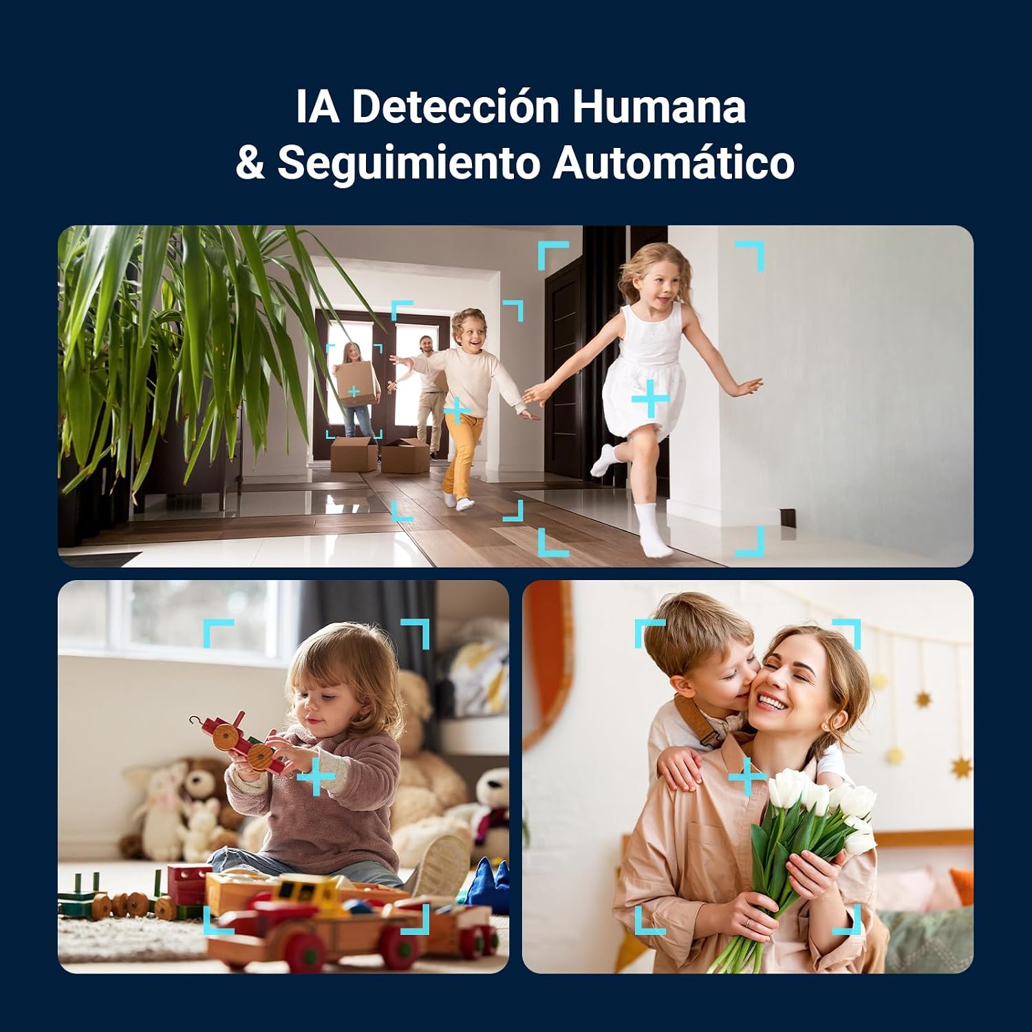 CÁMARA WIFI EZVIZ H6C G1 3K 5MP HOMEPLAY OS - BLANCO - 7