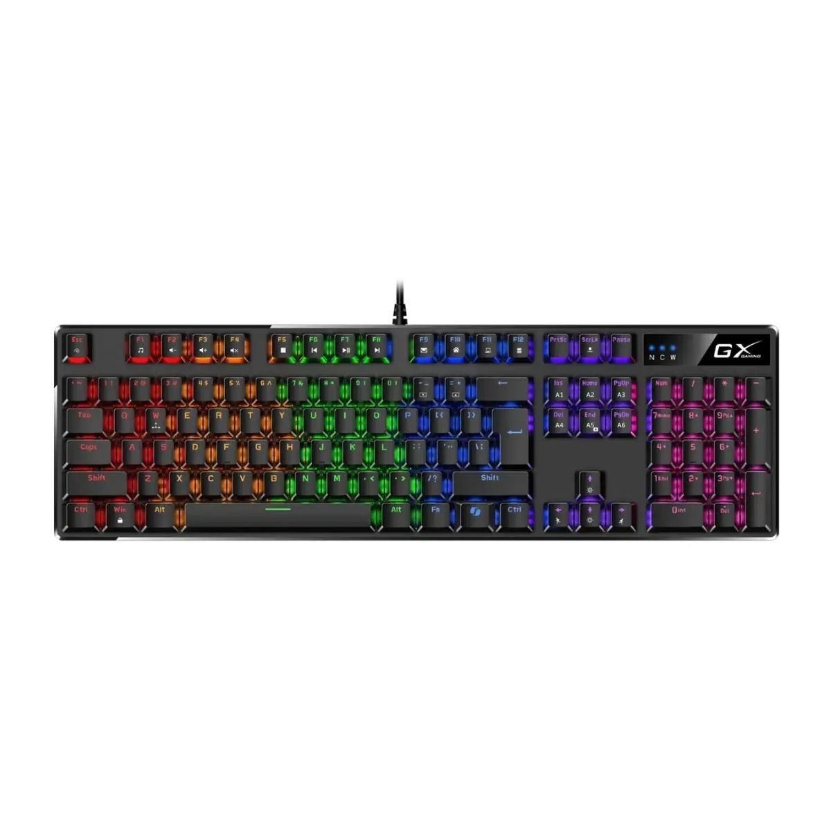 TECLADO GENIUS GX SCORPION K12 RGB SWITCH BROWN ESPAÑOL - 4