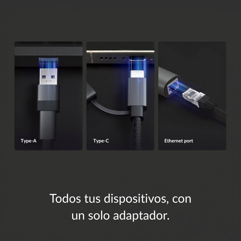 ADAPTADOR DE RED TP-LINK UE310C USB TYPE-C TO GIGABIT - 2