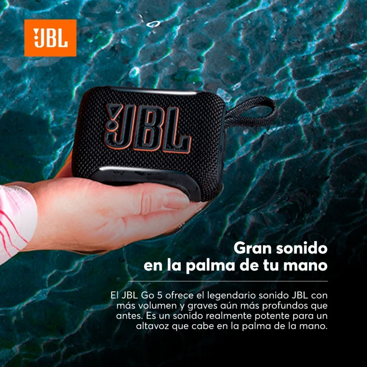 PARLANTE JBL GO 5 BLUETOOTH 6.0 IP68 - CAMUFLADO - 3