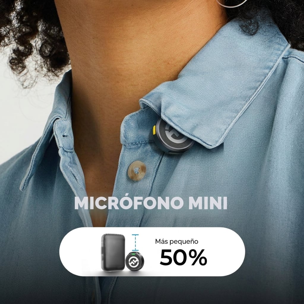MICRÓFONO LAVALIER HOLLYLAND LARK M2 (USB-C) - NEGRO - 4