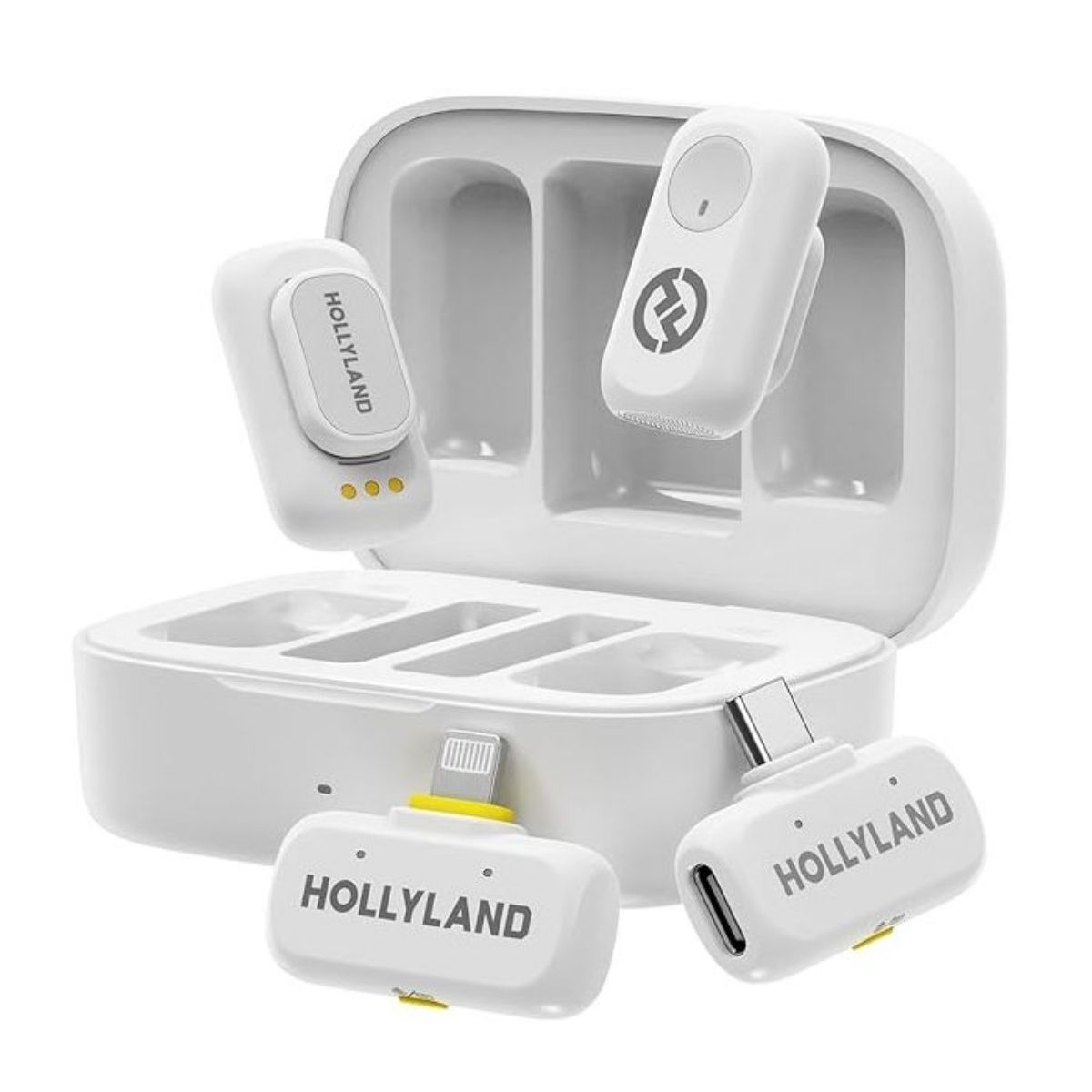 MICRÓFONO LAVALIER HOLLYLAND LARK A1 COMBO - BLANCO - 1