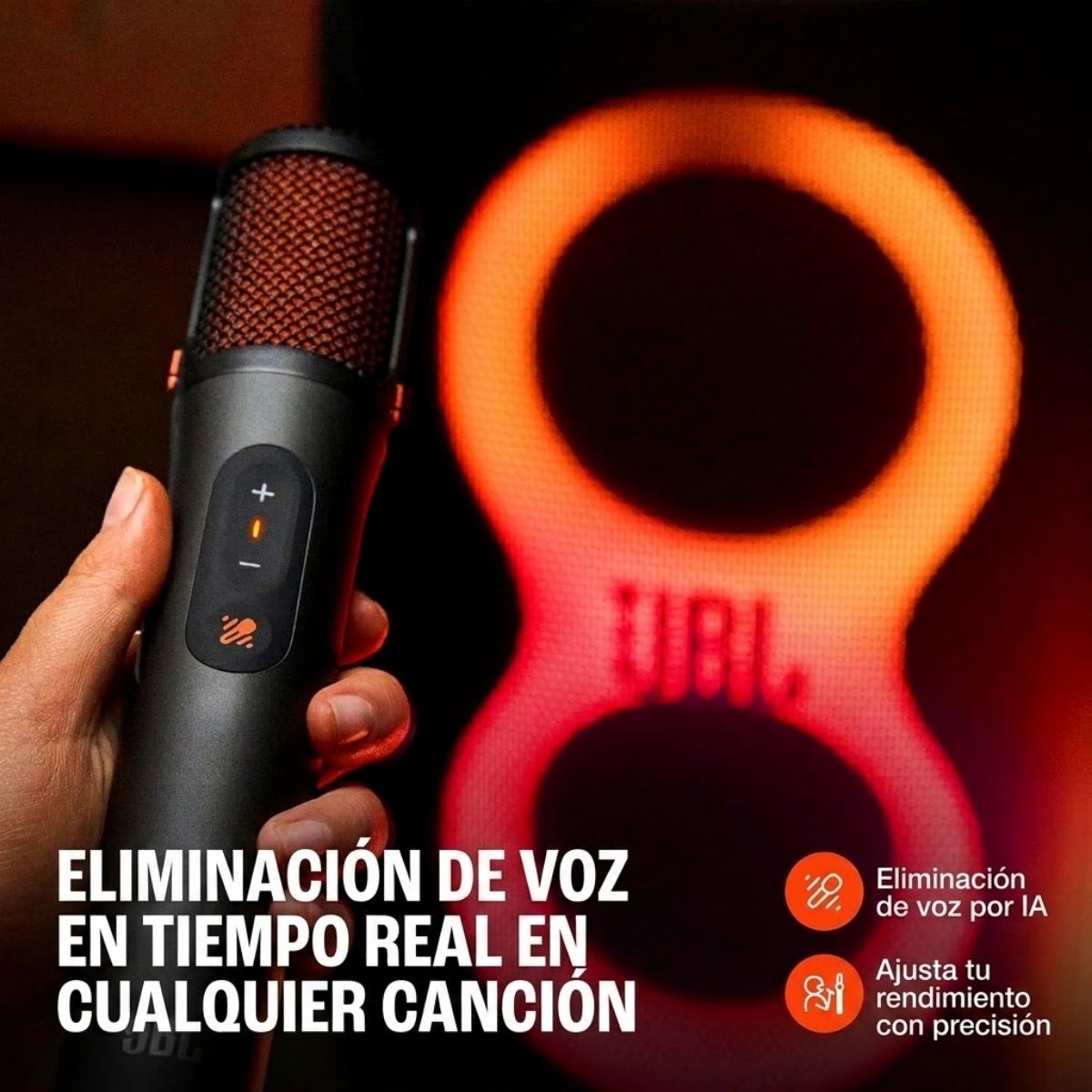 MICRÓFONO JBL EASYSING MIC AI VOCAL REMOVAL KARAOKE (PACK X2) - 4