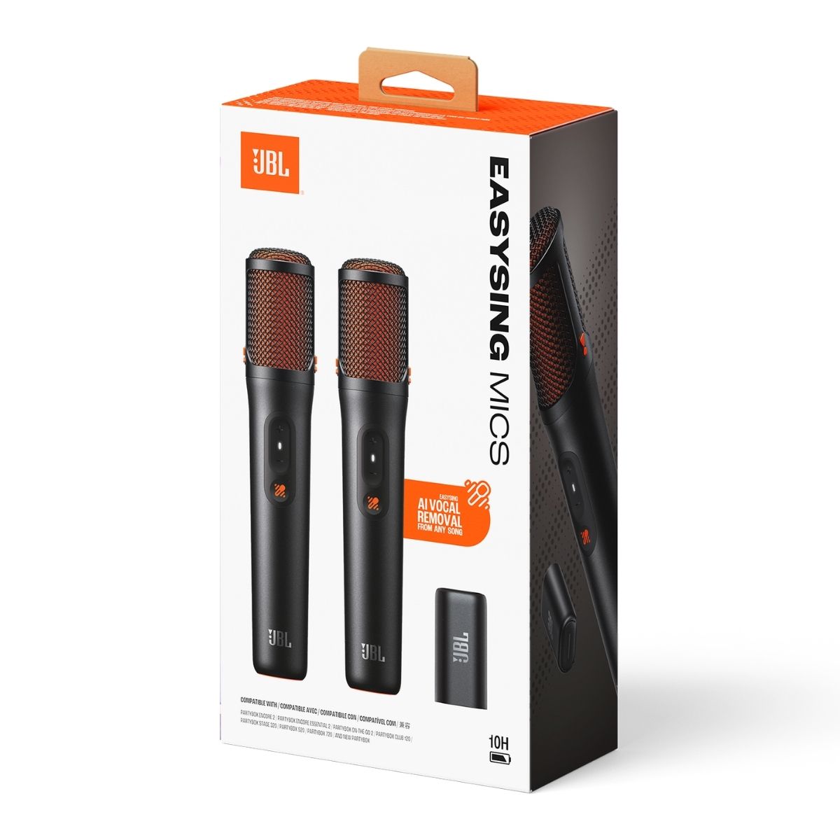 MICRÓFONO JBL EASYSING MIC AI VOCAL REMOVAL KARAOKE (PACK X2) - 6