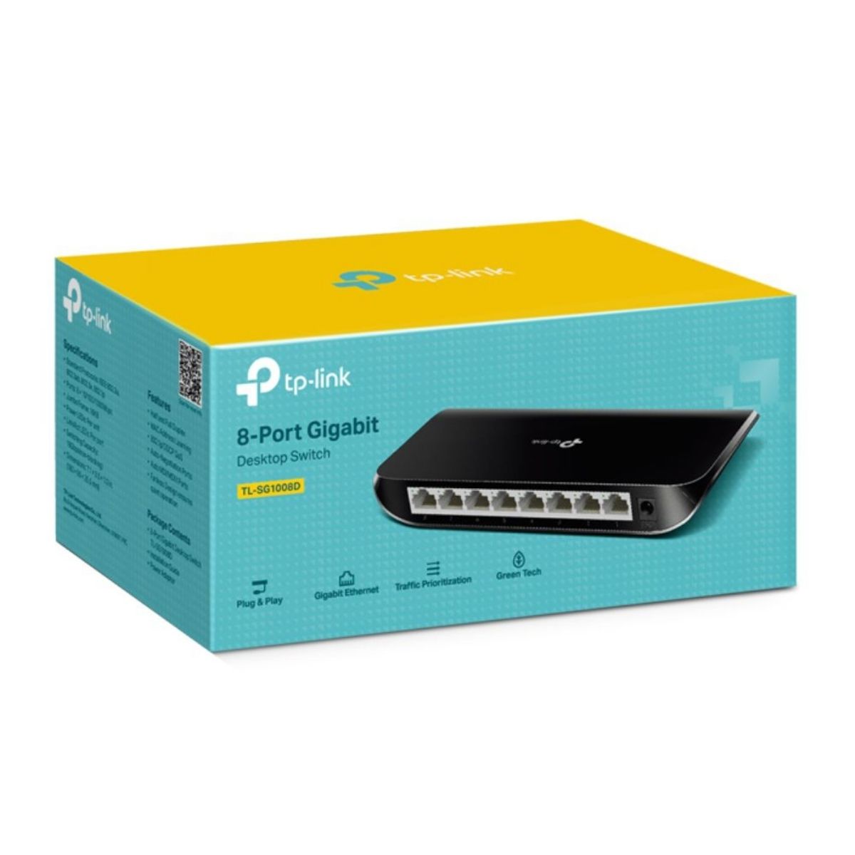 SWITCH TP-LINK TL-SG1008D DE 8 PUERTOS GIGABIT - 5