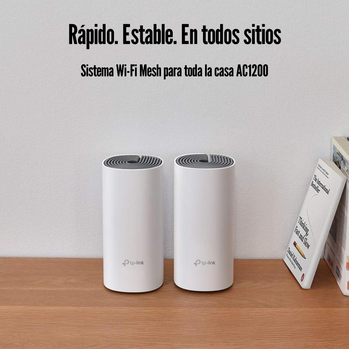 SISTEMA WI-FI MESH TP-LINK DECO E4 (2-PACK) AC1200 - 2