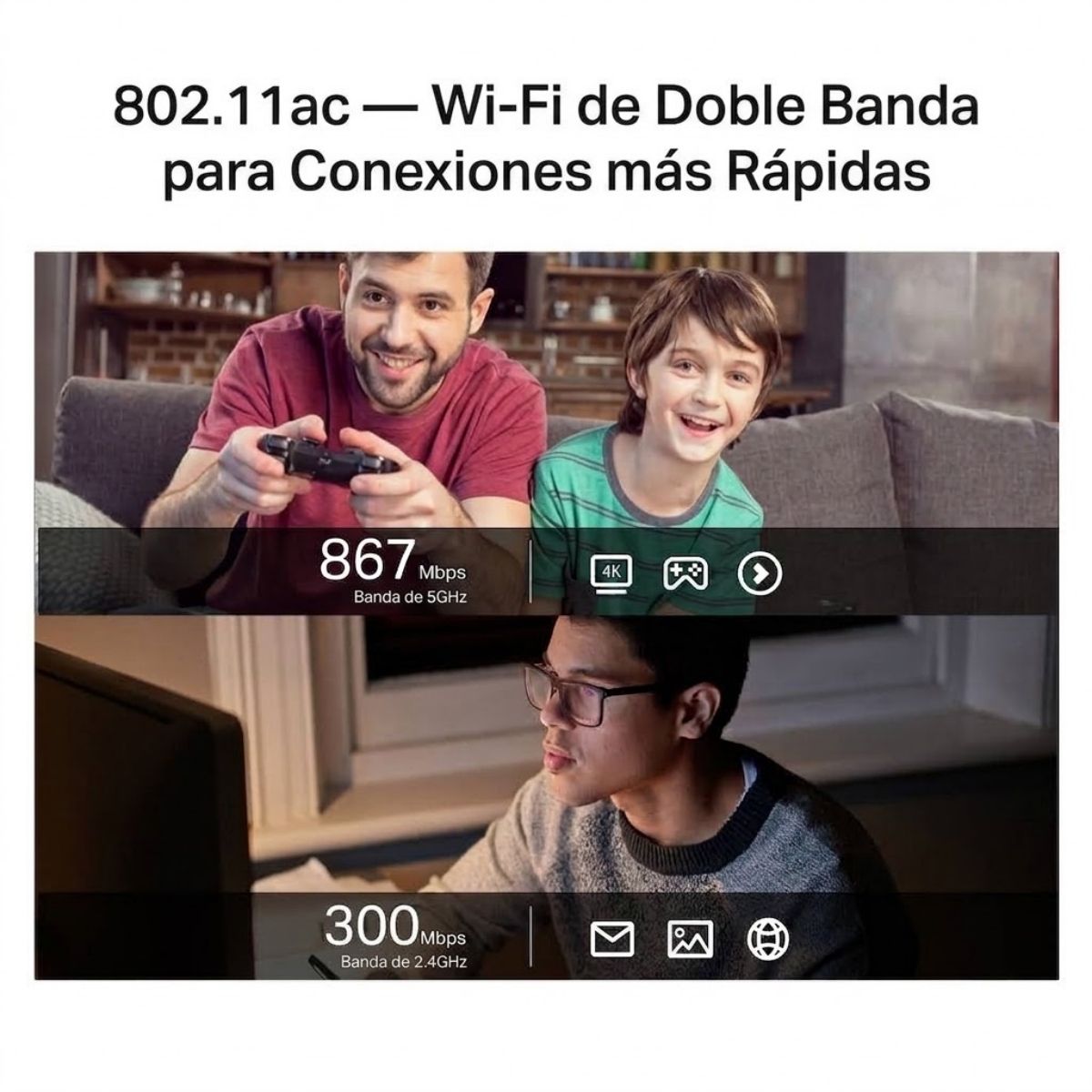 ADAPTADOR PCIE TP-LINK ARCHER T4E WIFI BLUETOOTH 5.0 AC1200 - 2