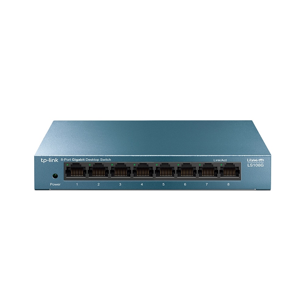 SWITCH TP-LINK LS108G LITEWAVE CON 8 PUERTOS GIGABIT - 1