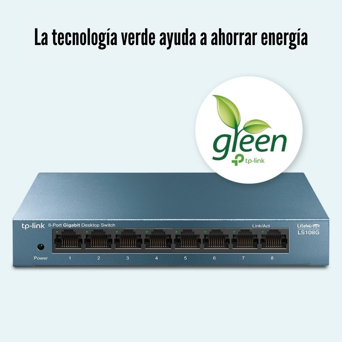 SWITCH TP-LINK LS108G LITEWAVE CON 8 PUERTOS GIGABIT - 2
