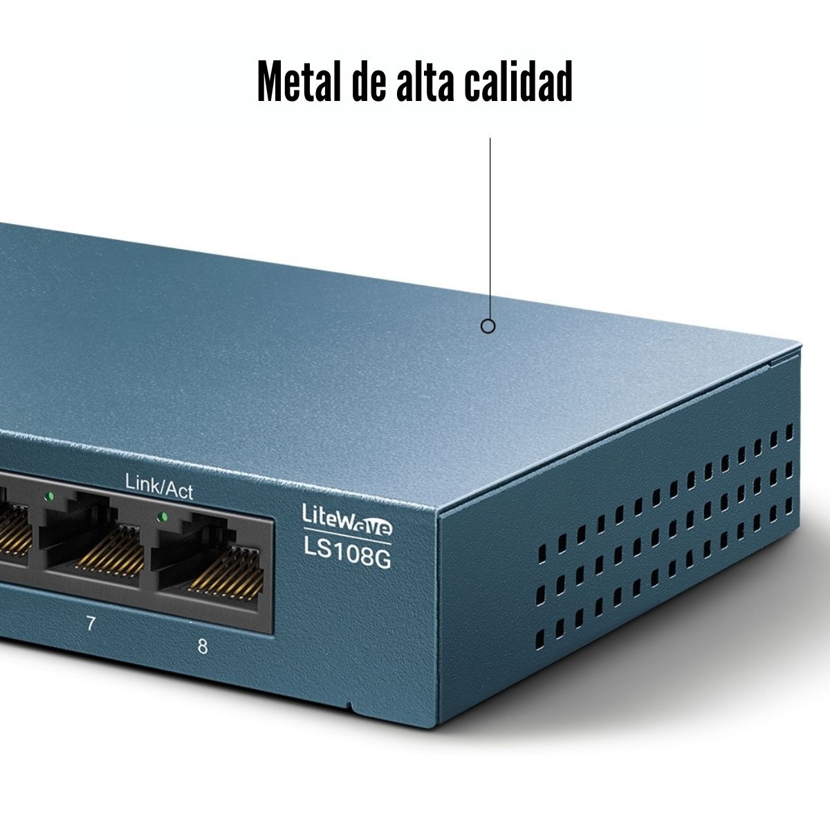 SWITCH TP-LINK LS108G LITEWAVE CON 8 PUERTOS GIGABIT - 4