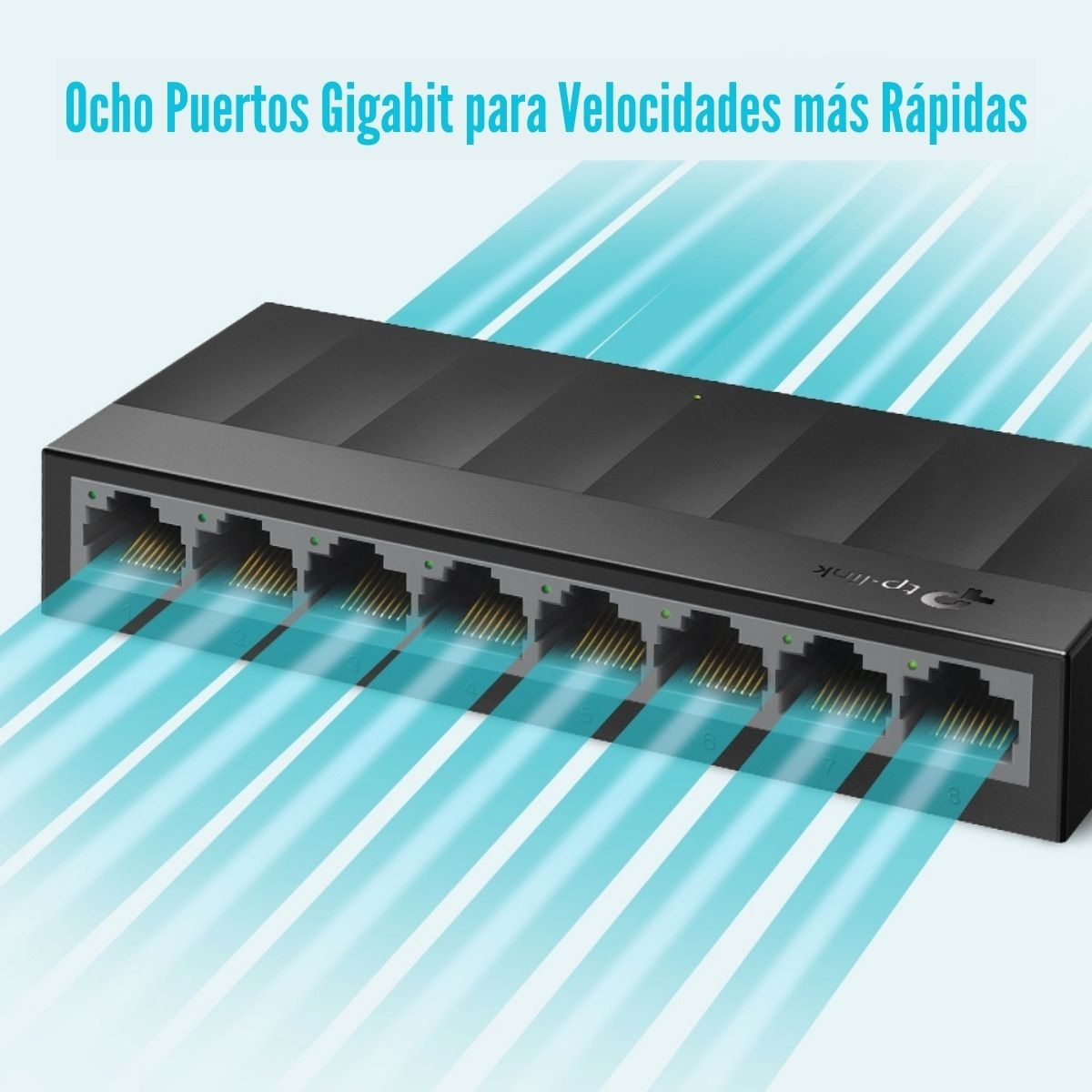 SWITCH TP-LINK LS1008G DE 8 PUERTOS GIGABIT LITEWAVE - 3